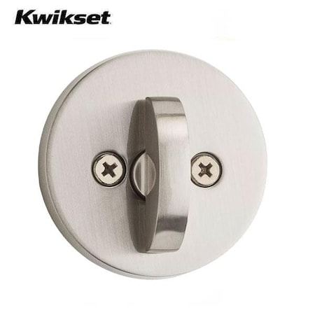 Kwikset Kwikset: Milan Single Cylinder Deadbolt with Smartkey Technology / Satin Nickel KWS-158-RDT-SMT-15